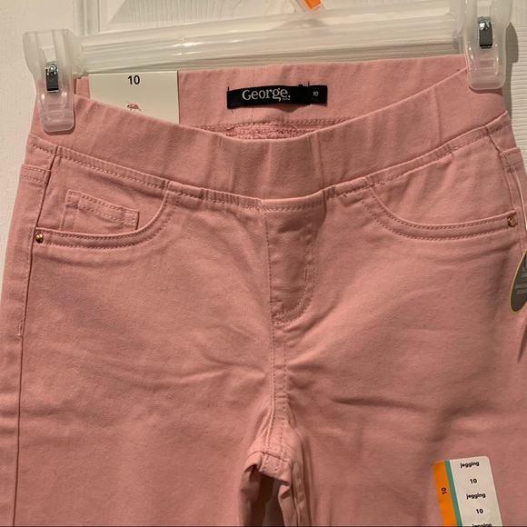 NWT Girls Pink Leggings Size 10 - Picture 2 of 6